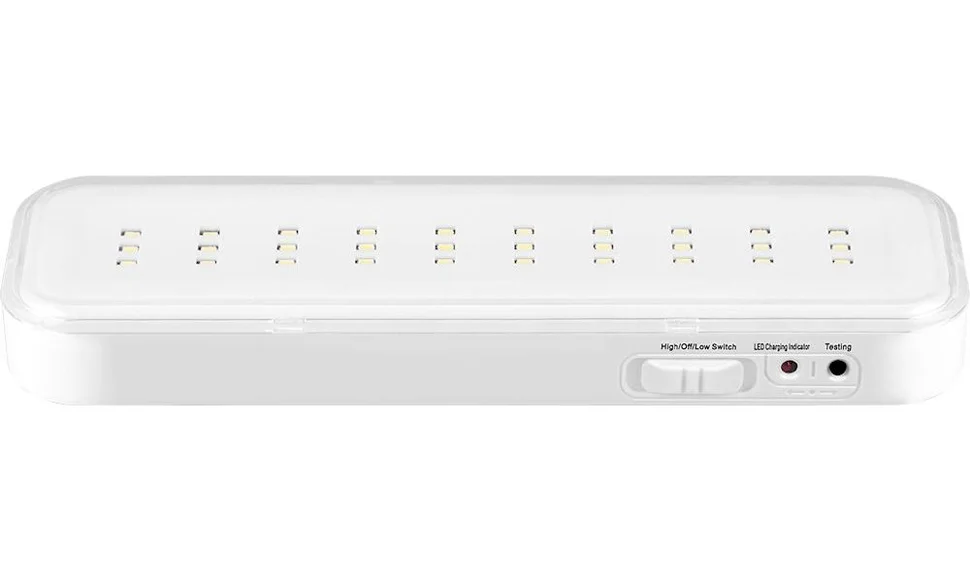 Светильник аккумуляторный Feron 30LED AC/DC, белый,с наклейкой "Выход", EL120