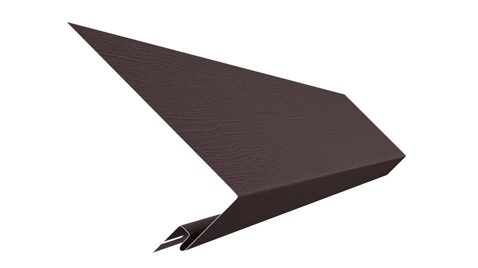 Планка околооконная широкая ELLKA 230мм L=3м коричневый