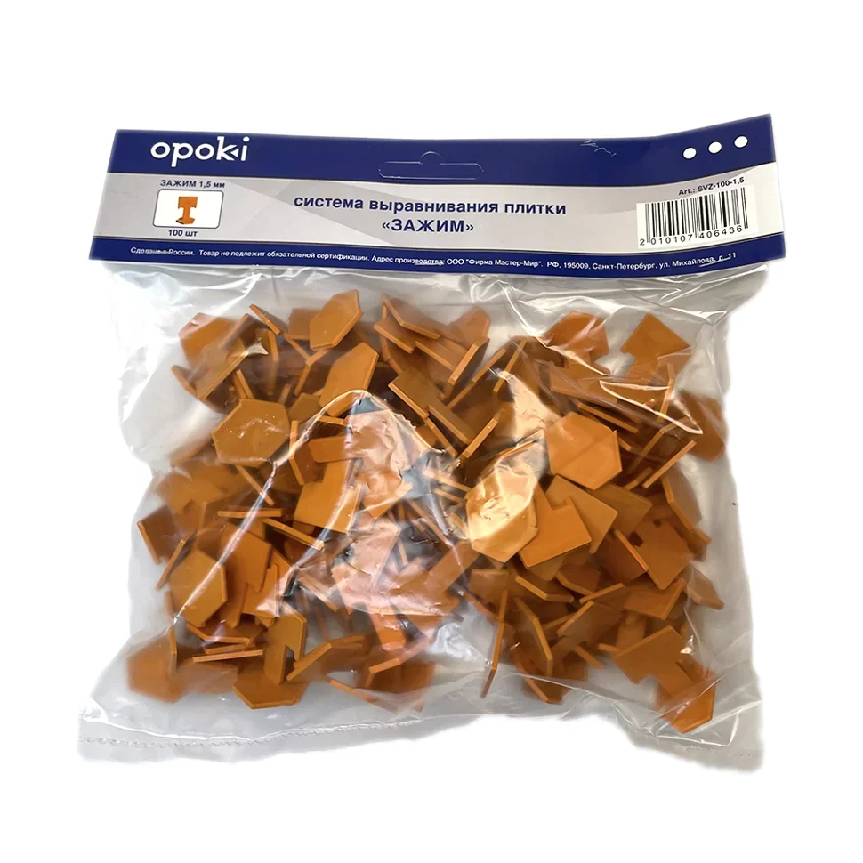 Зажим СВП OPOKI SVZVD-100-1,5, 1,5 мм, 500 шт (ведро)