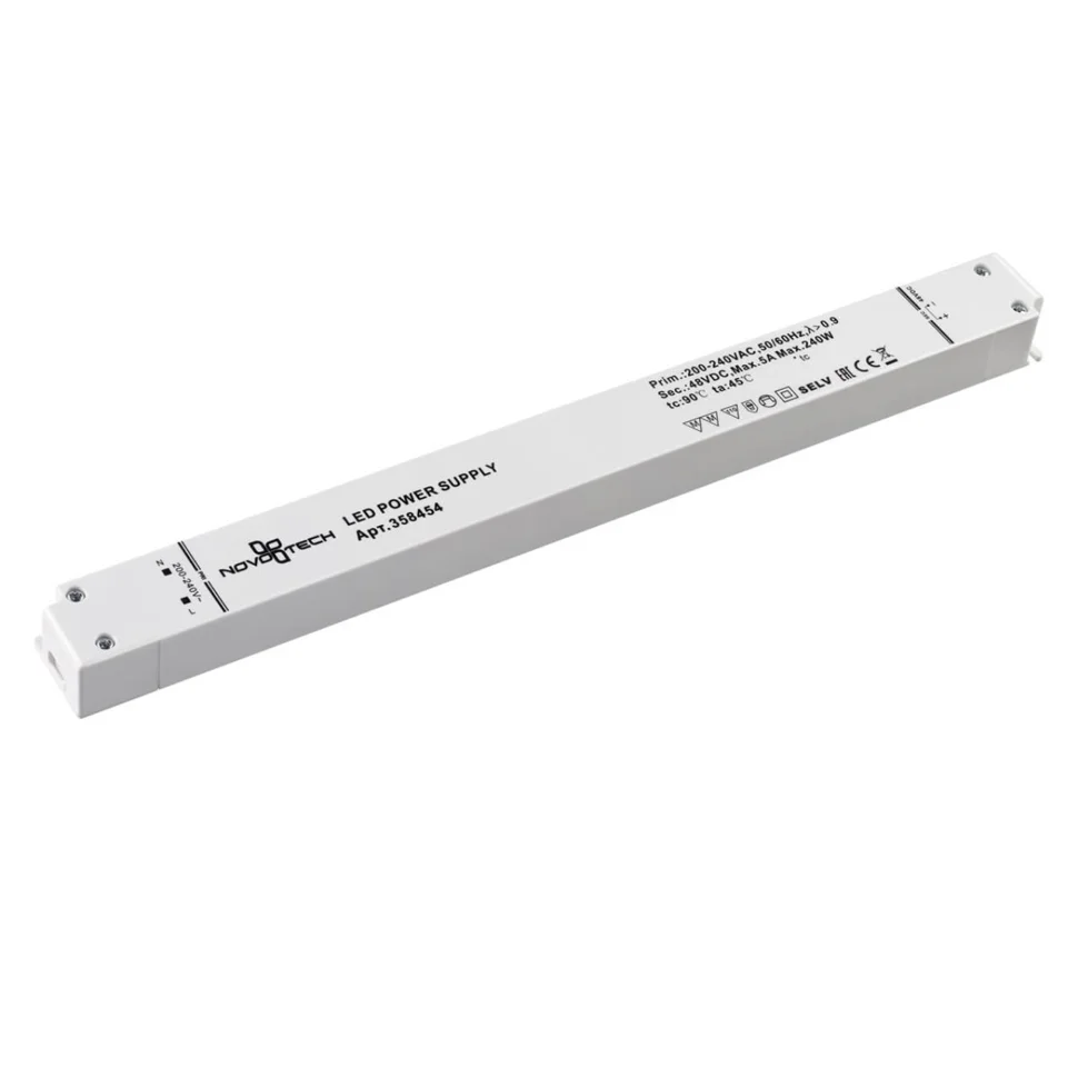 Драйвер 358454 IP20 240W 48V, белый, DRIVE NT20 062*