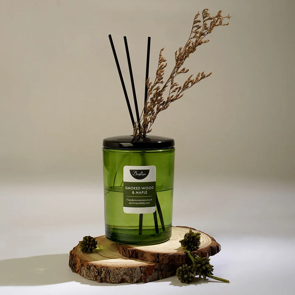 Аромадиффузор парфюмированный SMOKED WOOD & MAPLE 100 мл., Д80 Ш80 В295