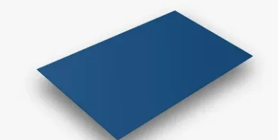 Плоский лист PE RAL 5005 (сигнально-синий), 0.7мм, 1.25*2м (в пленке)