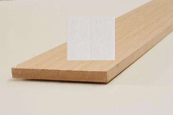 Добор дверной PORTE VISTA150*12*2070 белая патина тон 17 окантовка золото, МДФ