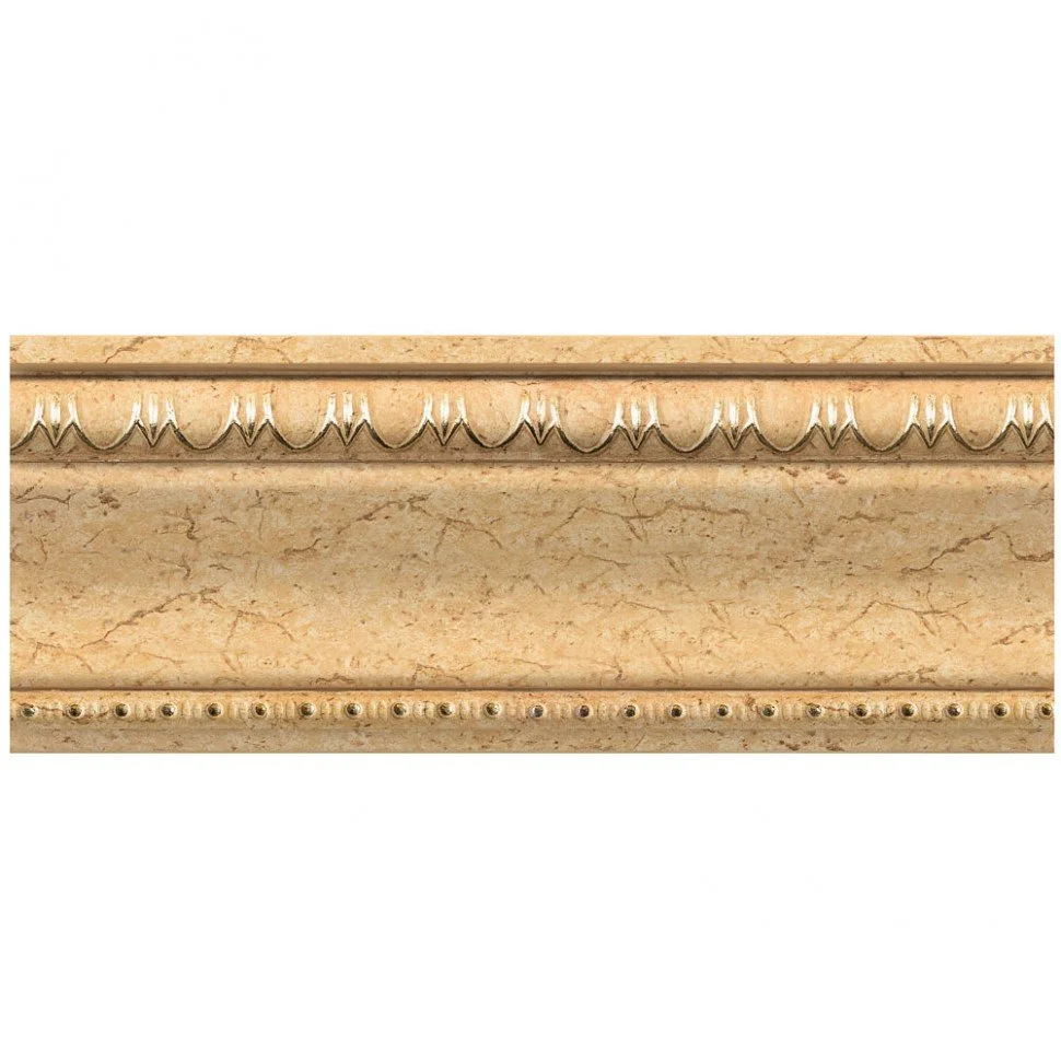Багет интерьерный COSCA, "Травертин", Плинтус потолочный 60, "Оникс" 2,5м, арт.T60(2)/LB4-1