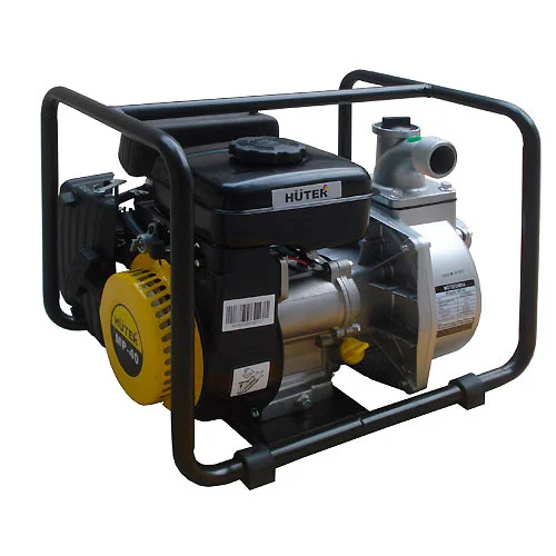 Мотопомпа бензиновая HUTER MP-40, 2100 Вт, 18000 л/ч,