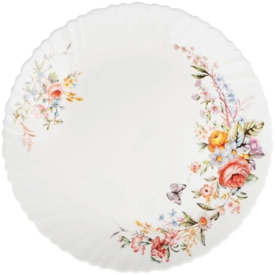 Тарелка MILLIMI 818-321 Дарина подстановочная опаловое стекло 24см, 18136