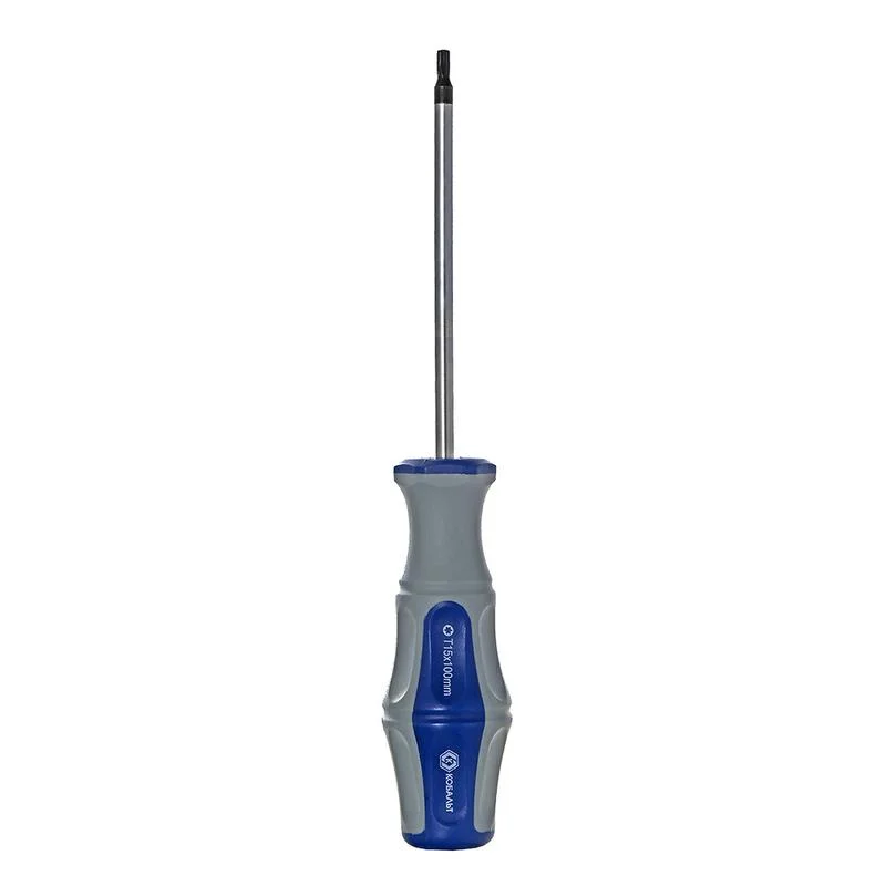 Отвертка Torx Tamper-15 х 100 мм, КОБАЛЬТ, Ultra Grip, CR-V, двухкомпонентная рукоятка подвес