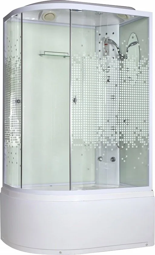 Кабина душевая NIAGARA 1200х800х2200, высокий поддон, стекло ТОНИРОВАННОЕ, арт. NG-310-01R