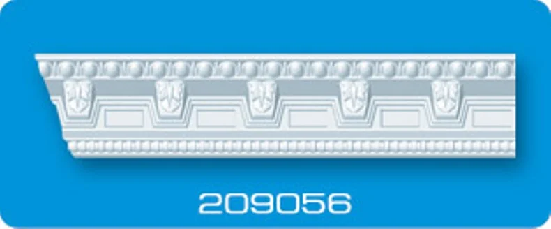 Плинтус потолочный ФОРМАТ 209056 инжекционный белый 2,0 м