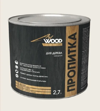 Состав деревозащитный ArtWOOD Lux дуб 2,7 л