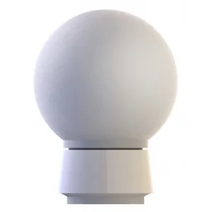 Светильник ЭРА НБП 01-60-004 Гранат полиэтилен IP20 E27 max 60Вт D150 Шар белый