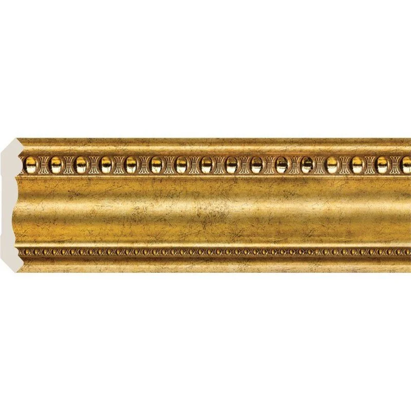 Багет интерьерный COSCA, "Ионики", Карниз 60, "Античное золото" 2,5м, арт.A60(1)/G327