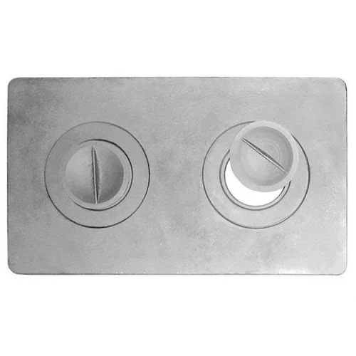 Плита чугунная двухконфорочная П2-1 (585*340), (Б)