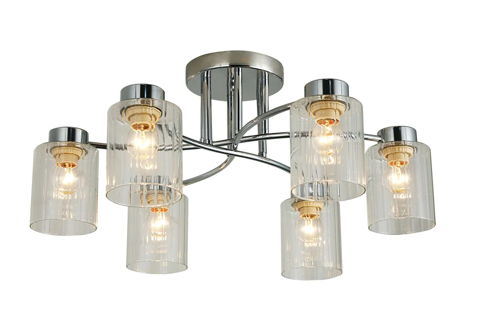 Люстра Maestra 4530-6 CR, 6xE27/40W (59*59*27)