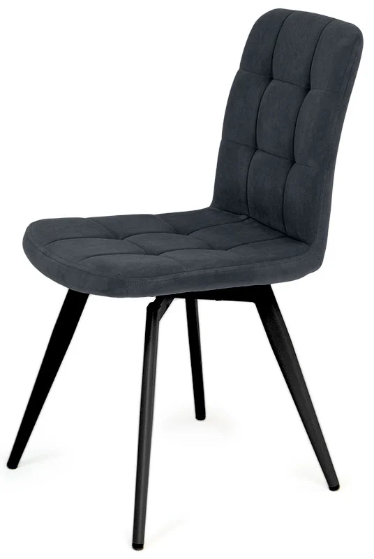 Стул Абсент NEW (RM16-угольный графит) + ножки поворотные 360F40 (чёрный)