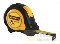 Рулетка 5м*19мм STAYER LEADER, обрезиненный корпус автостоп