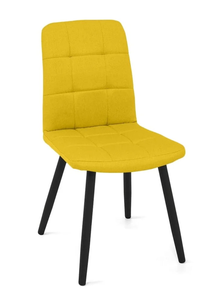 Стул Абсент NEW (ткань Т176-горчичный) + ножки 1R32 (черный)