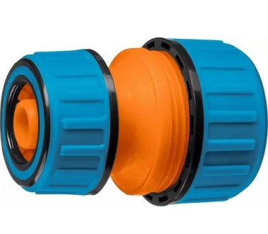 Муфта GRINDA "Premium", пластмассовая с TPR, 1/2"-3/4"