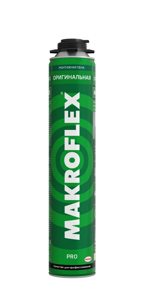 Пена монтажная профессиональная МАКРОФЛЕКС ORIGINAL ПРО 750 мл