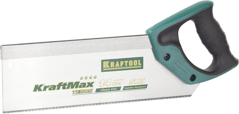 Ножовка для стусла 300мм,14 /15 TPI, KRAFTOOL "EXPERT" "KraftMax", специальный закаленный зуб