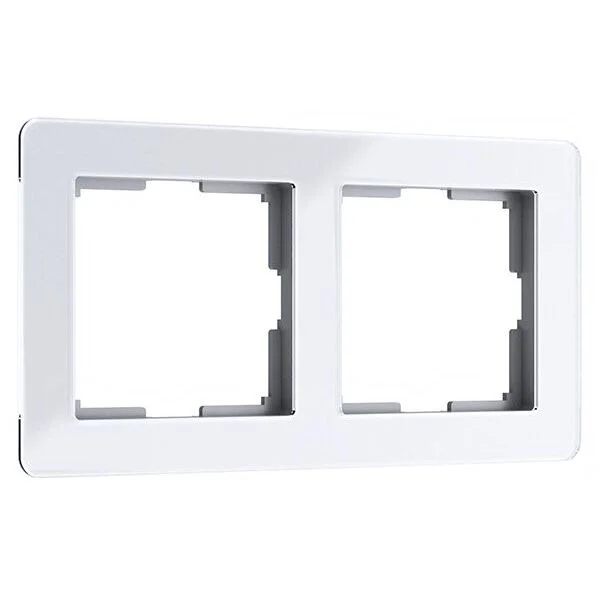 Рамка 2-местная Werkel Acrylic, белый, W0022701