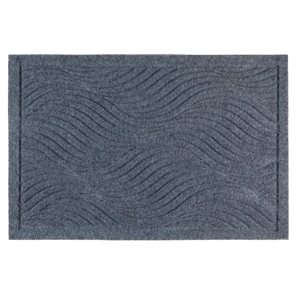 Коврик влаговпитывающий с тиснением "Dune" 40x60 см, серый, SUNSTEP™
