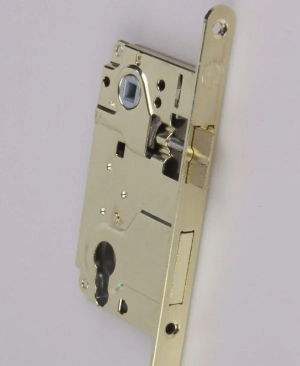 Замок дверной под цилиндр HANDLE DESIGN 8001С SG матовое золото