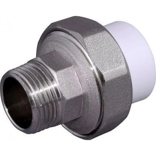 Муфта комбинированная разъемная PPR 50x1\'1/2 с наружней резьбой (Американка) Россия