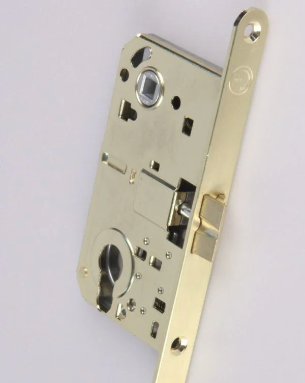 Замок дверной под цилиндр HANDLE DESIGN 8000С GP золото