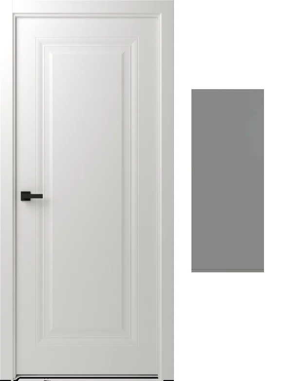 Дверь ВДК Палермо RAL 7040 глухая 60х200 (толщина 38мм), эмаль