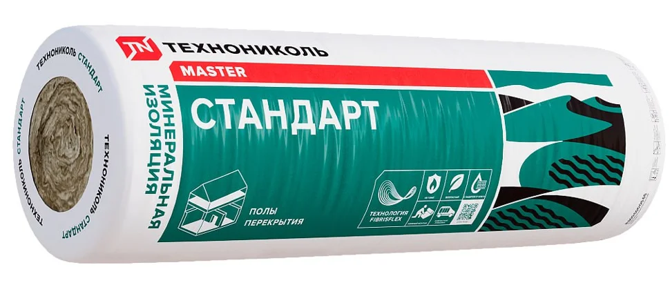 Утеплитель ТехноНиколь R40 Стандарт 50*1220*10000 (в упаковке 2 плиты, 1,22 м3 &#8211; 24,4 кв.м), 24 рулона на поддоне