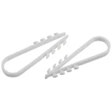 Дюбель-хомут ЭРА NO-224-556 для круглого кабеля 5-10 мм белый 10шт