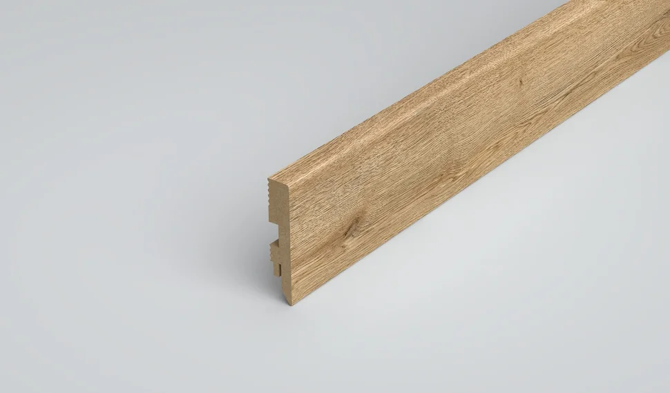 Плинтус шпонированный CLASSEN Prestige Дуб Накуру 80х16x2400мм, арт.2223900