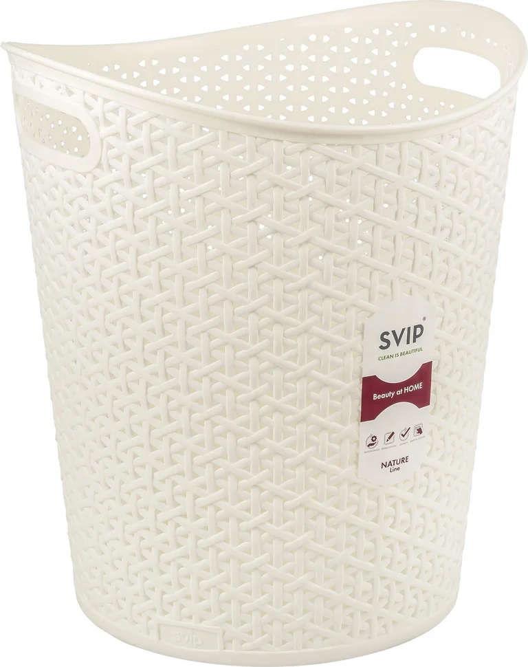 Корзина универсальная Spin&Clean коллекция Rattan 13л айвори