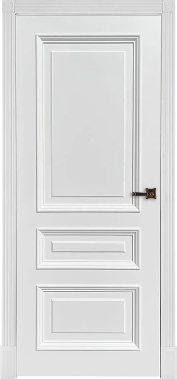 Дверь ДВЕРИ РЕГИОНОВ Кардинал 1/2 глухая 60, эмаль белая (RAL 9003)