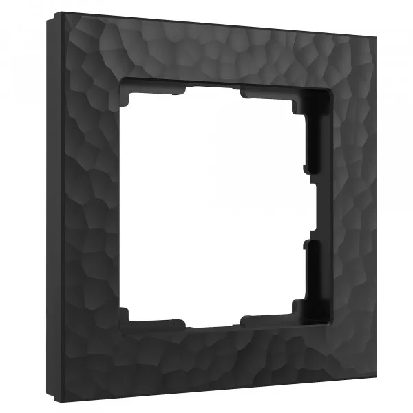 Рамка 1-местная Werkel Hammer черная, W0012408