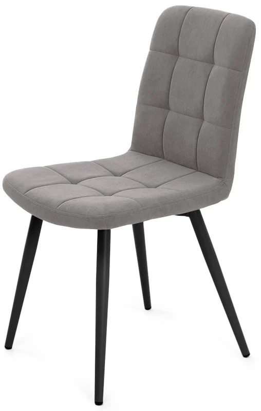 Стул Абсент NEW (JL11-светло-серый) + ножки 1R32 (черный)