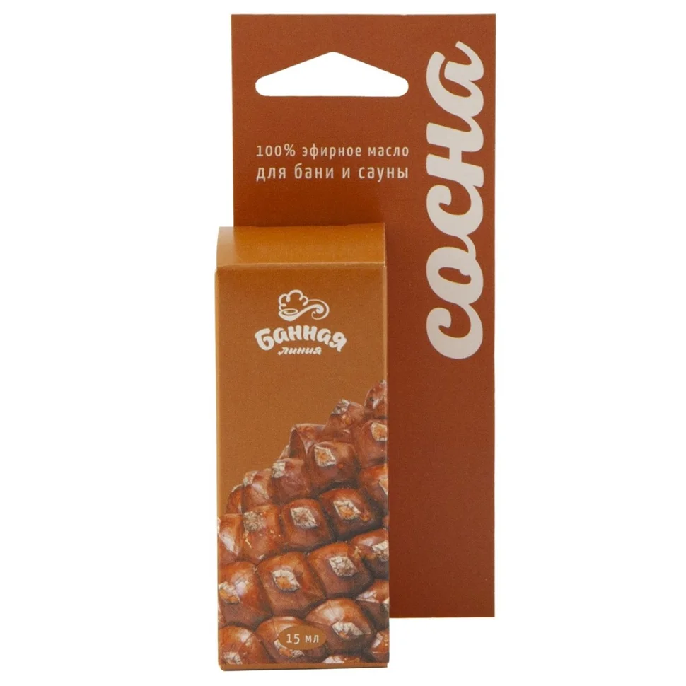 Масло эфирное "Сосна" 15мл, БАННАЯ ЛИНИЯ