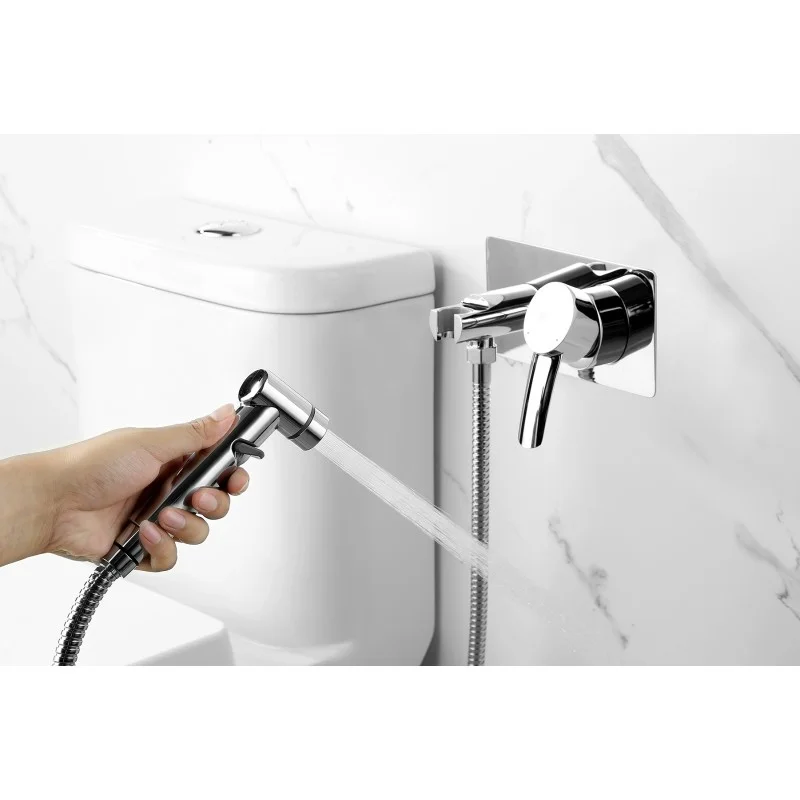 Смеситель Lemark Atlantiss LM3259C встраиваемый с гигиеническим душем, хром