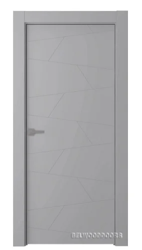 Дверь BELWOODDOORS "Svea" глухая 90 (21-10) smart core эмаль светло - серый