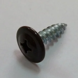 Саморезы с прессшайбой острие 4,2x16 RAL 8017 (уп 1000шт)