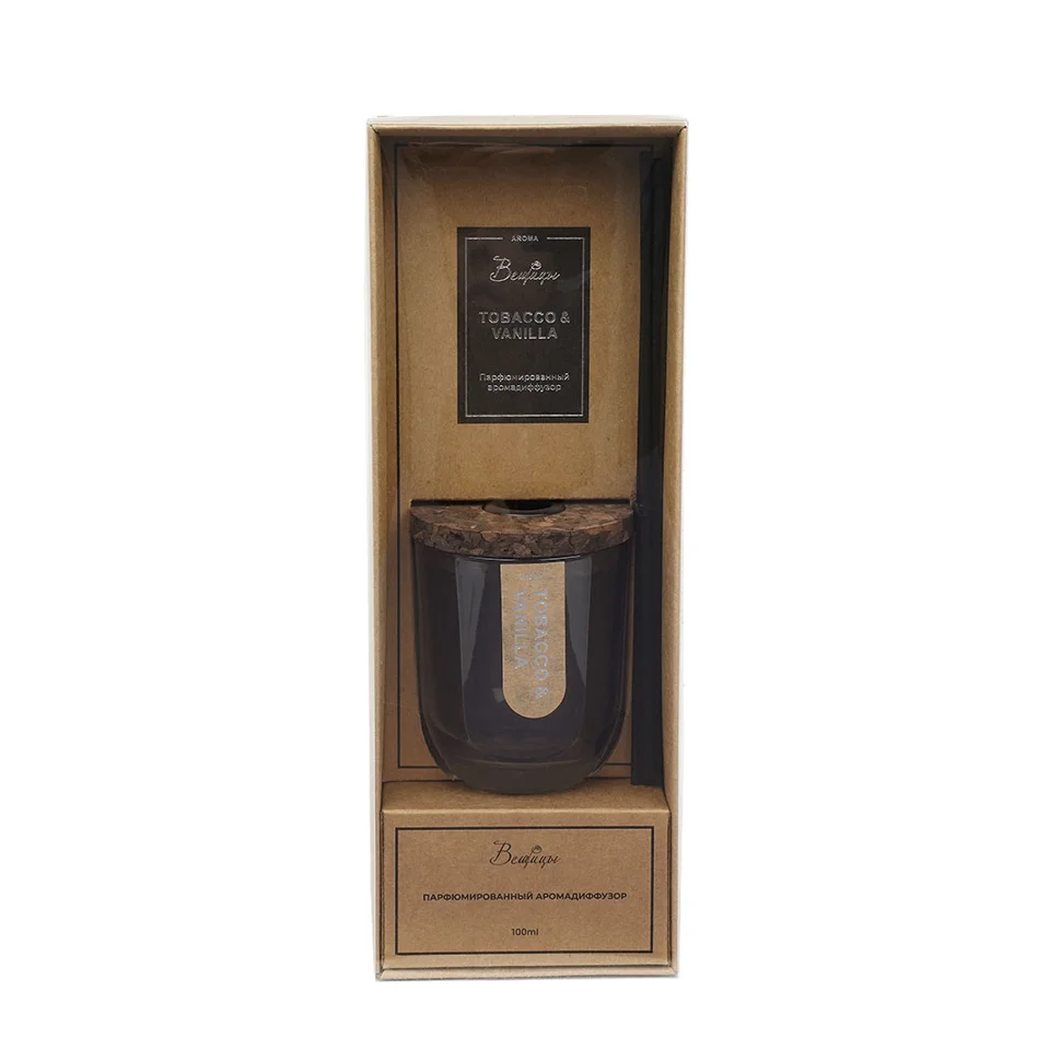 Аромадиффузор парфюмированный TOBACCO & VANILLA, 100 мл., Д70 Ш70 В267