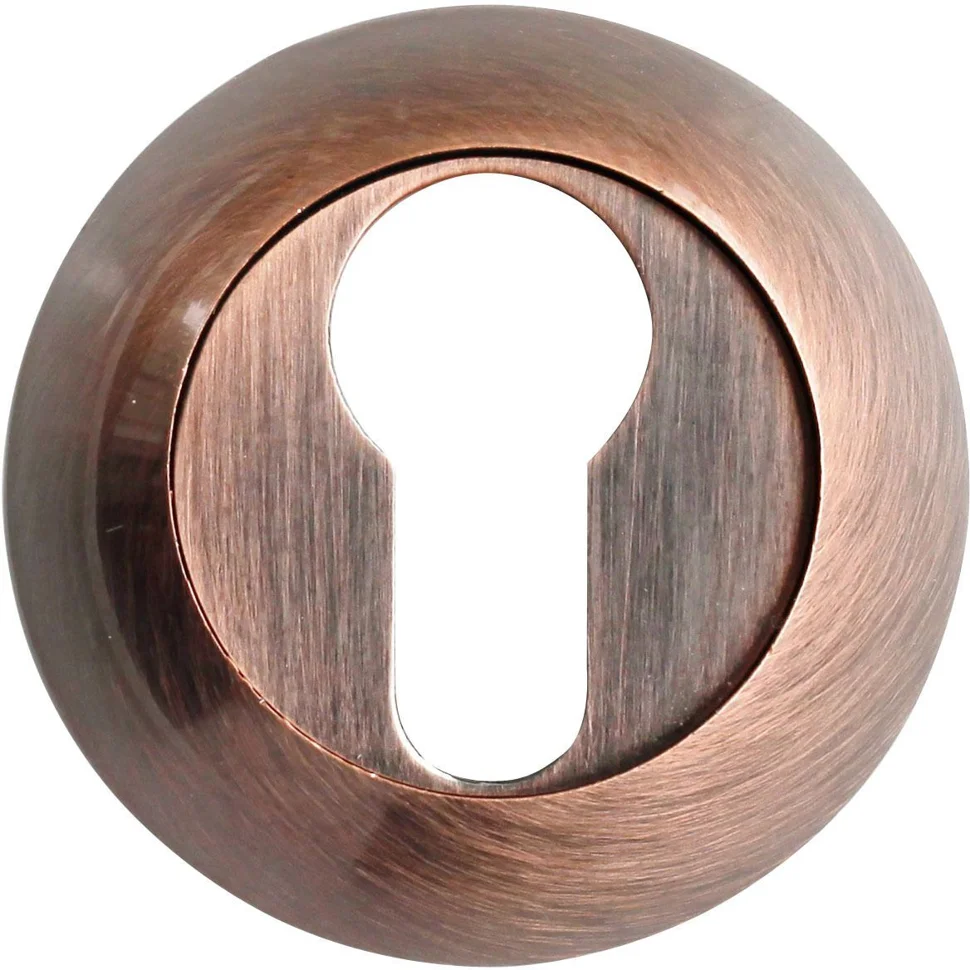 Накладка под евроцилиндр BUSSARE круглая B0-10 ANT.COPPER античная медь
