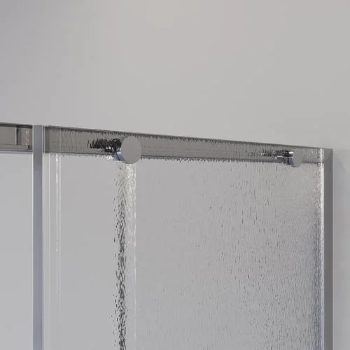Ограждение душевое NIAGARA Nova NG-3624-34 (100х100х195) квадрат,хром,двери раздвижные,стекло шиншилла,1 место