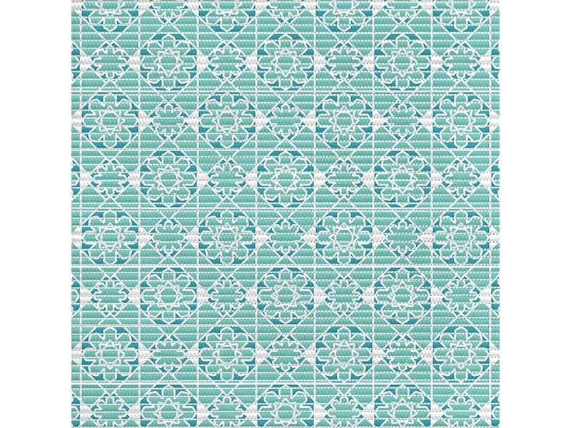 Коврик из вспененного ПВХ "ПРЕОБРАЖЕНИЕ" 0,80х15м 208PT-turquoise