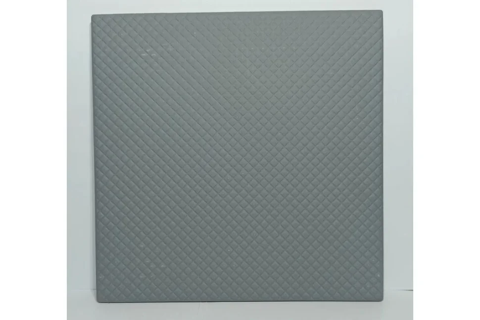Плитка TOP GRES рельефная на обходные дорожки серая 244х244x9