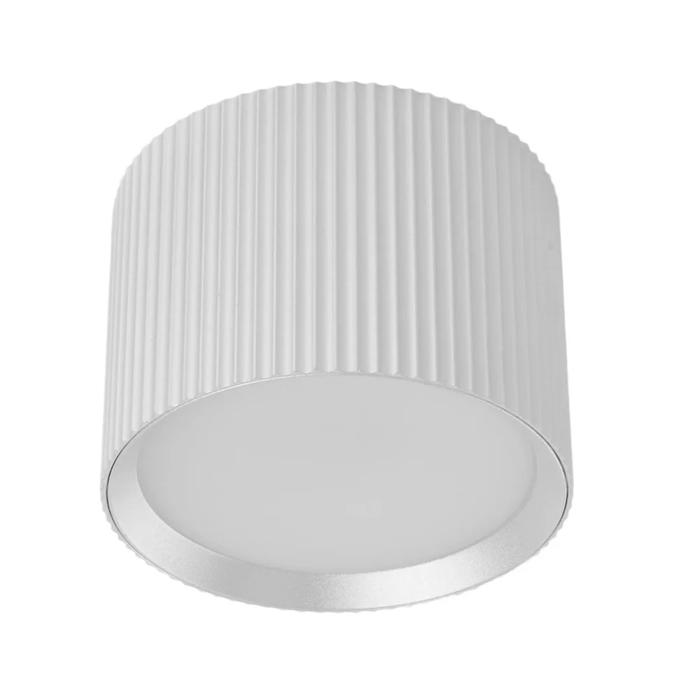 Светильник потолочный 12W, 230V, GX53, серебро, Feron HL458