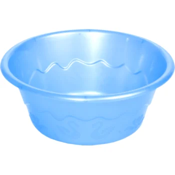 Таз 4л круглый пластиковый особо прочный цвет в ассортименте