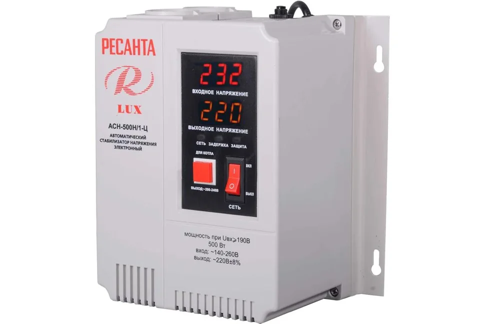 Стабилизатор Ресанта АСН-500Н/1-Ц LUX