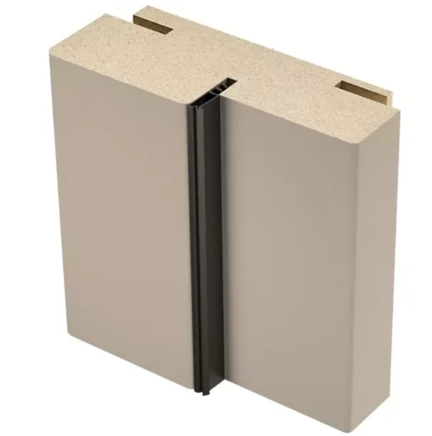 Комплект дверной коробки телескопической VERDA с уплотнителем софт мокко 80*35*2070мм (2,5шт), эмалит